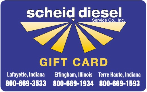 Scheid Diesel Gift Card $25.00