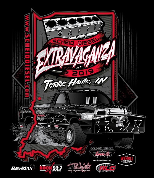        Scheid Diesel Extravaganza 2019 Event Shirts