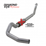 Diamond Eye Exhaust ‘94 - ‘02 5.9L CUMMINS 2500/3500 5” Turbo Back Single, no muffler