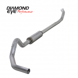 Diamond Eye Exhaust ‘03-'04 5.9L CUMMINS 2500/3500 4” Turbo Back Single